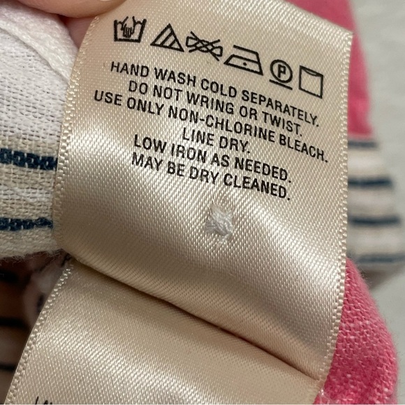 Anthropologie Holding Horses Monroe Striped Button Down Oversized Top Size M/L - Picture 6 of 12